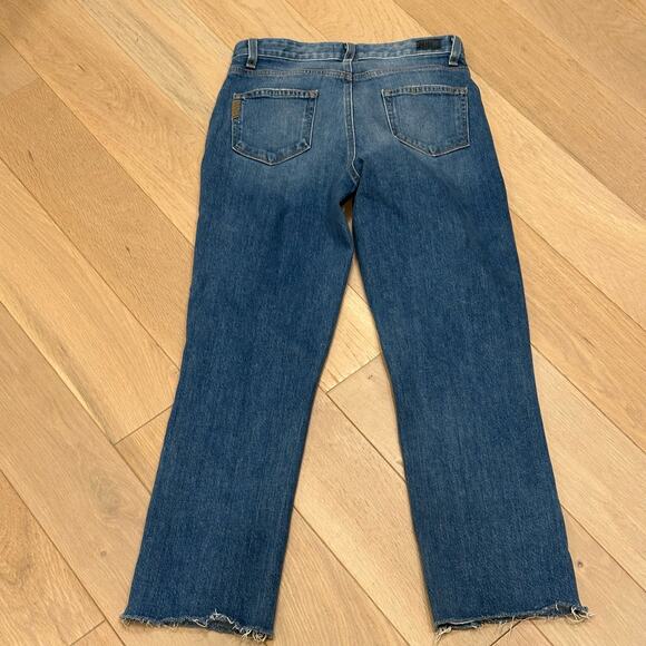 Paige Highrise Sarah Straight Vintage Fray 26 - Picture 4 of 9